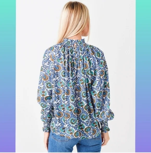 Women's Brand New Oliphant High Neck Vibrant Colored Top - Picture 9 of 11